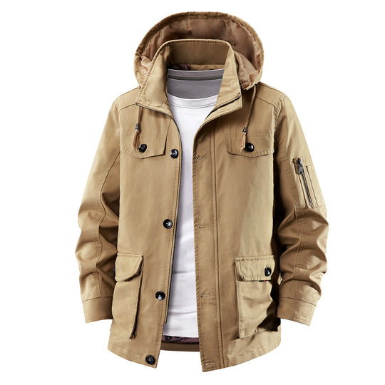 Herren Leichte Outdoor-Jacke mit praktischen Taschen Shop Nory