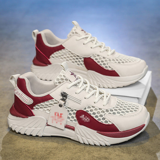 Herren Mesh-Chunky-Sneaker mit seitlichem Reißverschluss und dämpfender Profilsohle Shop Nory