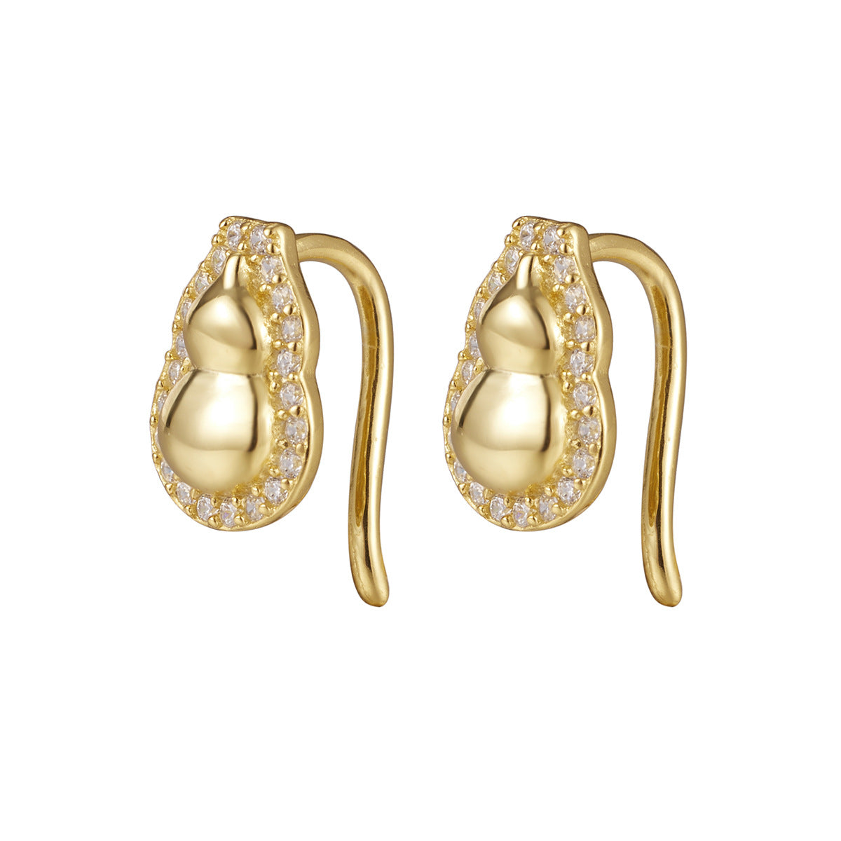 Damen elegante Ohrstecker mit strahlenden Zirkonia und prachtvollem Design Shop Nory