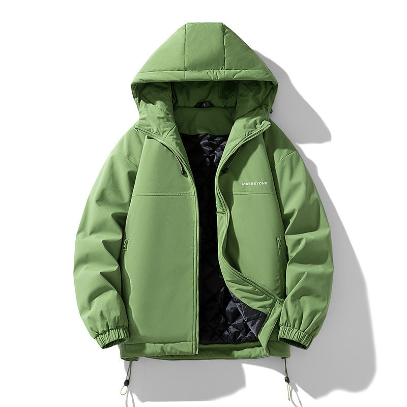 Herren wasserabweisende gefütterte Kapuzenjacke mit Thermostepp-Innenlage Shop Nory