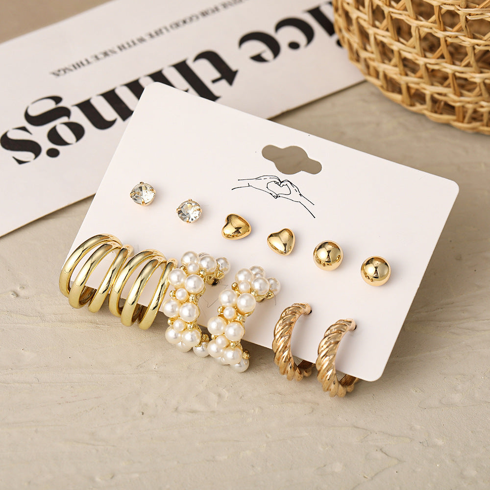 Damen Ohrringe Set mit kunstvollen Designs und eleganten Details Shop Nory