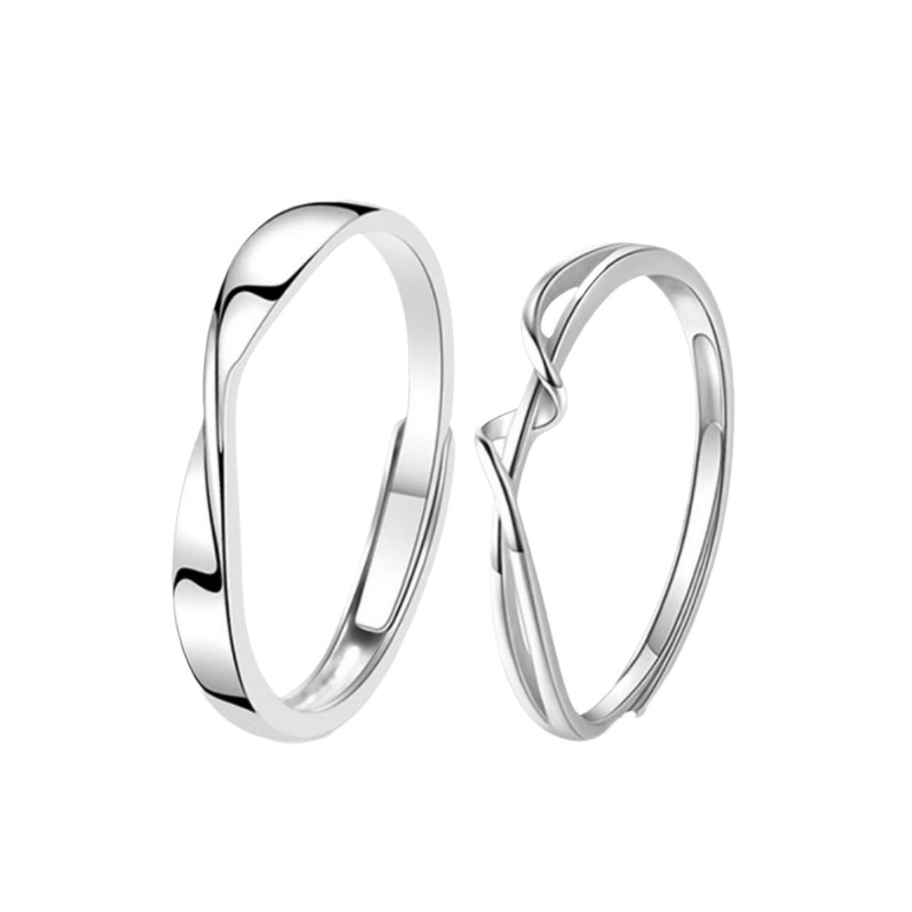Damen Zierlicher und eleganter Ring mit geschwungenem Design Shop Nory