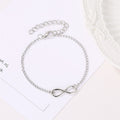 Damen Armband mit unendlichem Symbol und filigranem Kettendesign Shop Nory