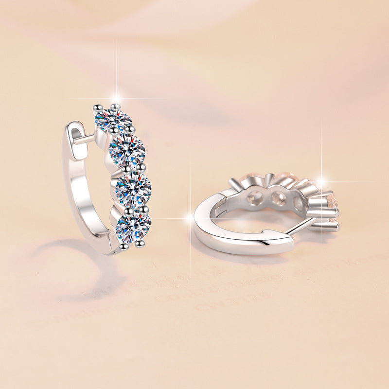 Damen Ohrringe mit funkelnden Zirkonia in elegantem Design Shop Nory