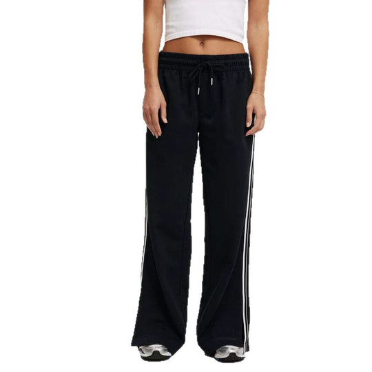 Damen Weite Jogginghose mit Kordelzug, elastischem Bund & seitlichen Kontraststreifen Shop Nory