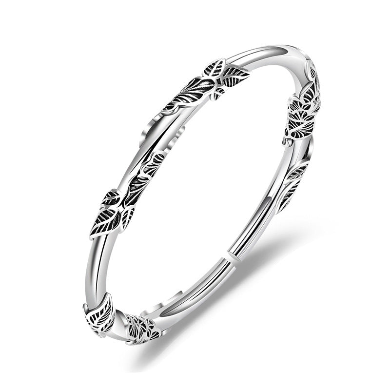 Damen Armreif mit kunstvoller Blumendekoration Shop Nory