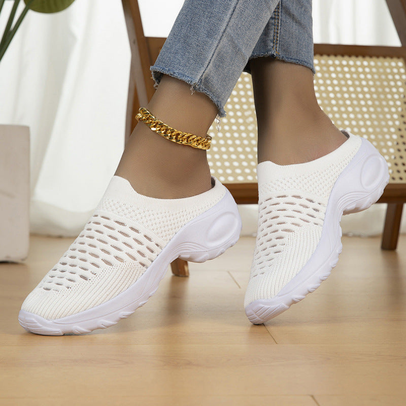 Damen Atmungsaktive Strick-Slipper-Sneaker mit stoßdämpfender Leichtsohle Shop Nory