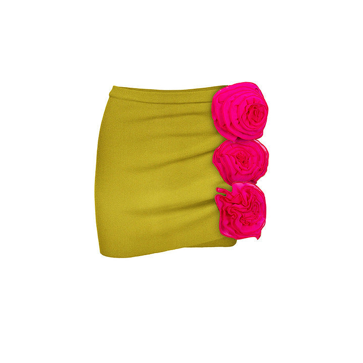 Damen Bikiniset mit floralem Rüschendesign Shopnory