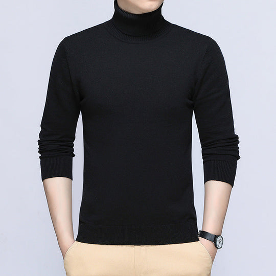 Herren Rollkragenpullover aus hochwertiger, atmungsaktiver Baumwolle