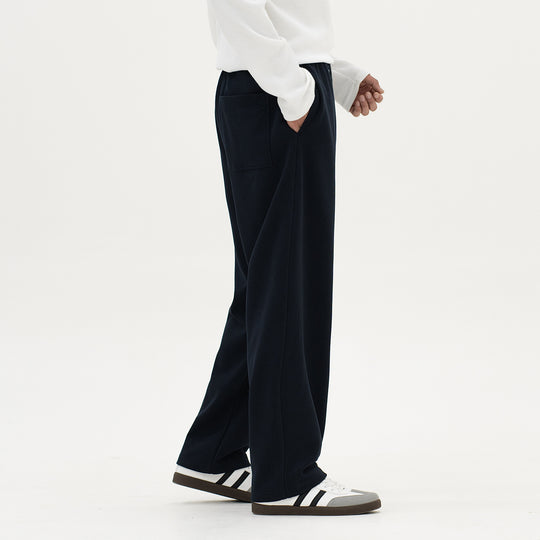 Unisex Baumwoll-Jogginghose mit weitem Bein und Kordelzug Shop Nory