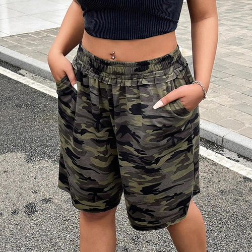 Damen Freizeithosen im modernen Camouflage-Design