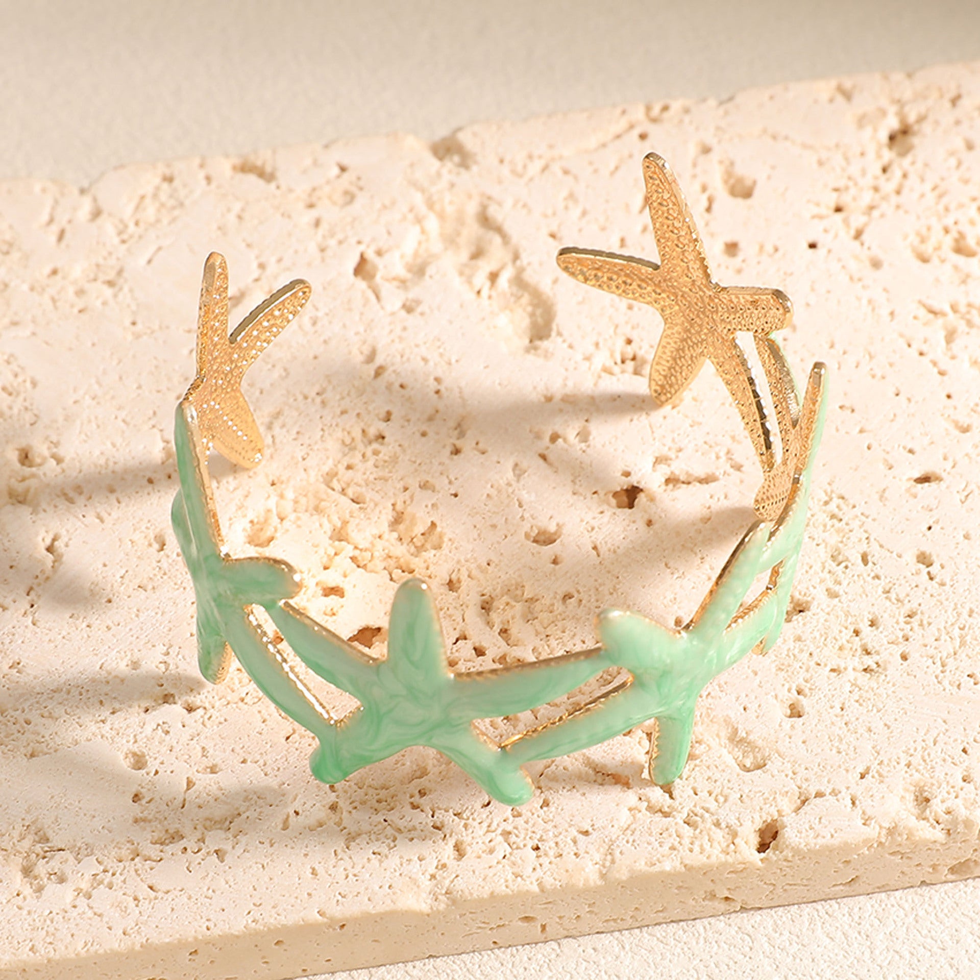 Damen Armreif mit kunstvollem Meeresstern-Design Shop Nory