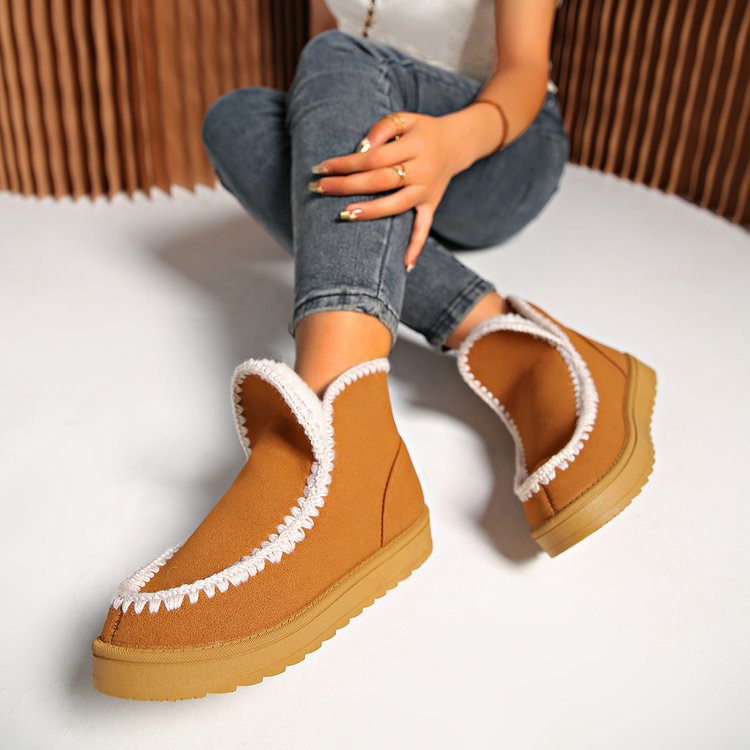 Damen Gefütterte Mokassin‑Ankleboots mit Teddyfutter und rutschfester Gummisohle Shop Nory
