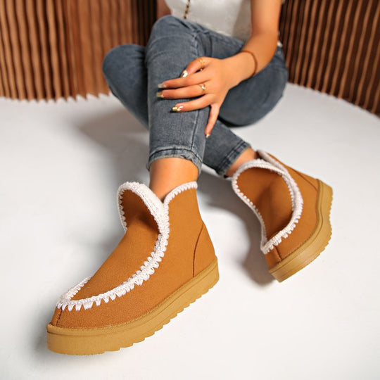 Damen Gefütterte Mokassin‑Ankleboots mit Teddyfutter und rutschfester Gummisohle Shop Nory