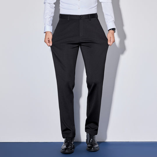 Herren Elegante Business-Hose mit geradem Schnitt und elastischem Bund Shop Nory