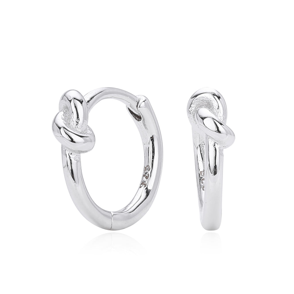 Damen Creolen mit elegantem Knotendesign Shop Nory