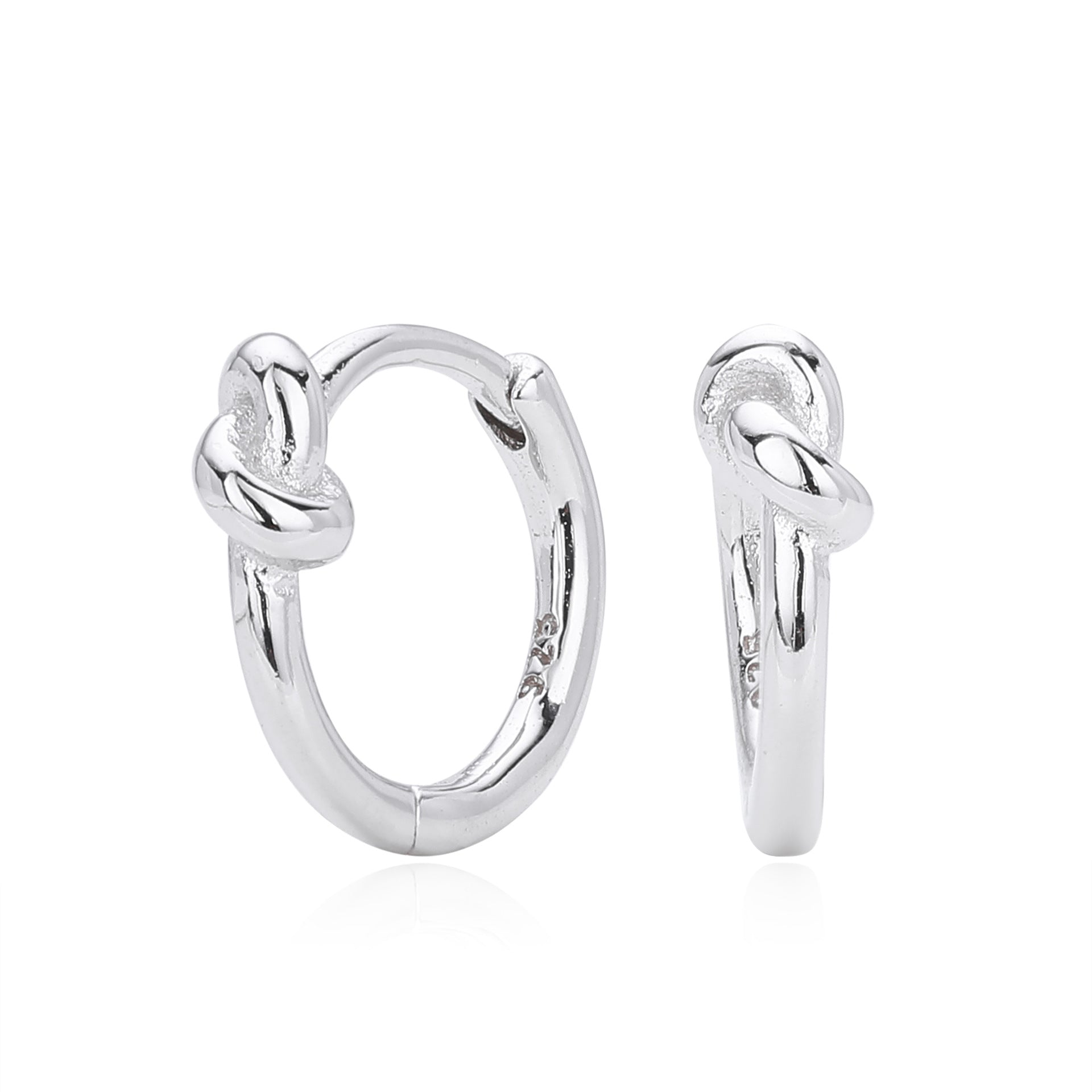 Damen Creolen mit elegantem Knotendesign Shop Nory