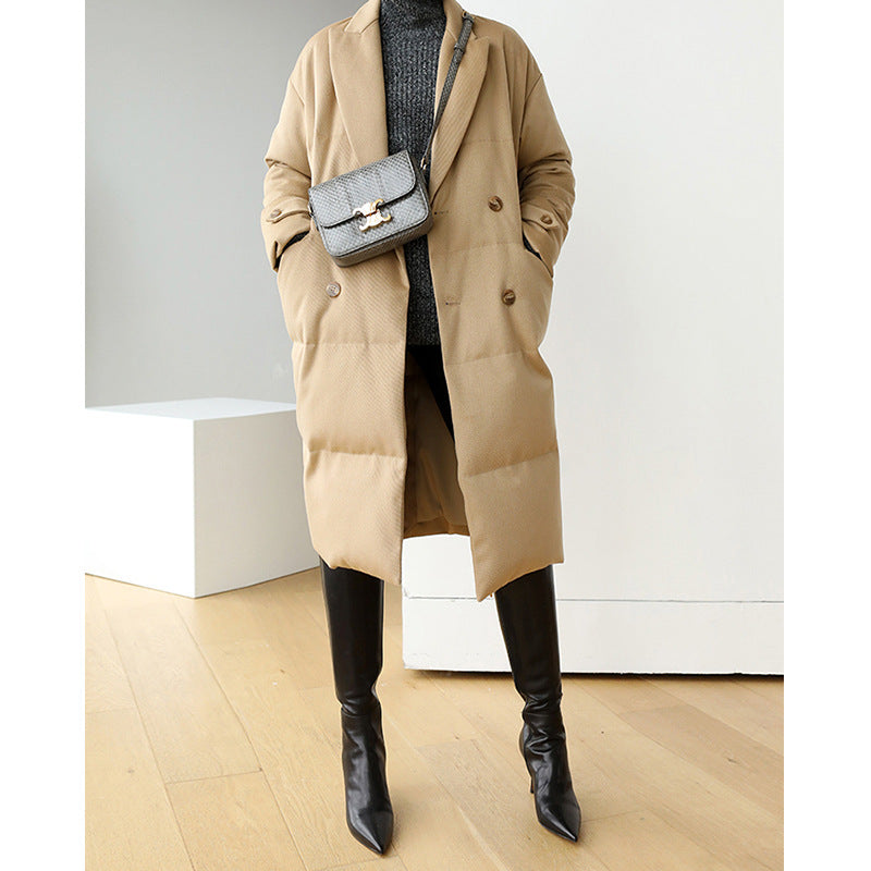Damen Eleganter und vielseitiger Langblazer Shop Nory