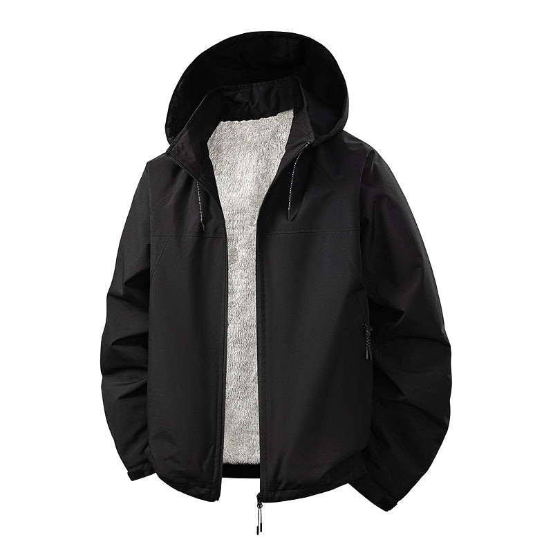 HerrenKapuzenjacke mit innerem Teddy-Futter Shop Nory