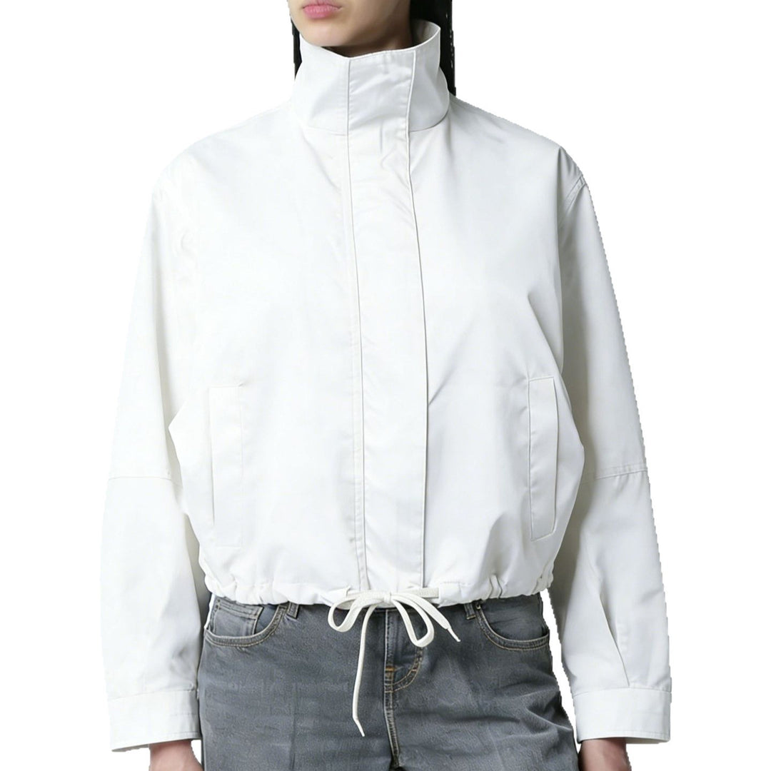 Damen Modische Jacke mit Stehkragen