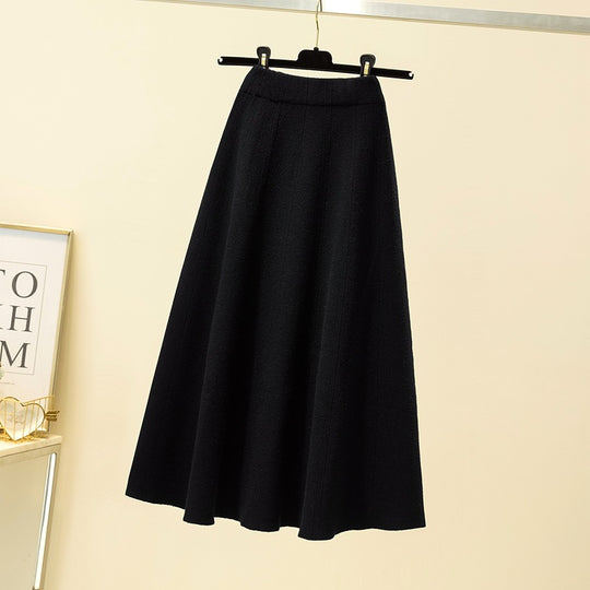 Damen Weit geschnittener, eleganter Midirock Shop Nory