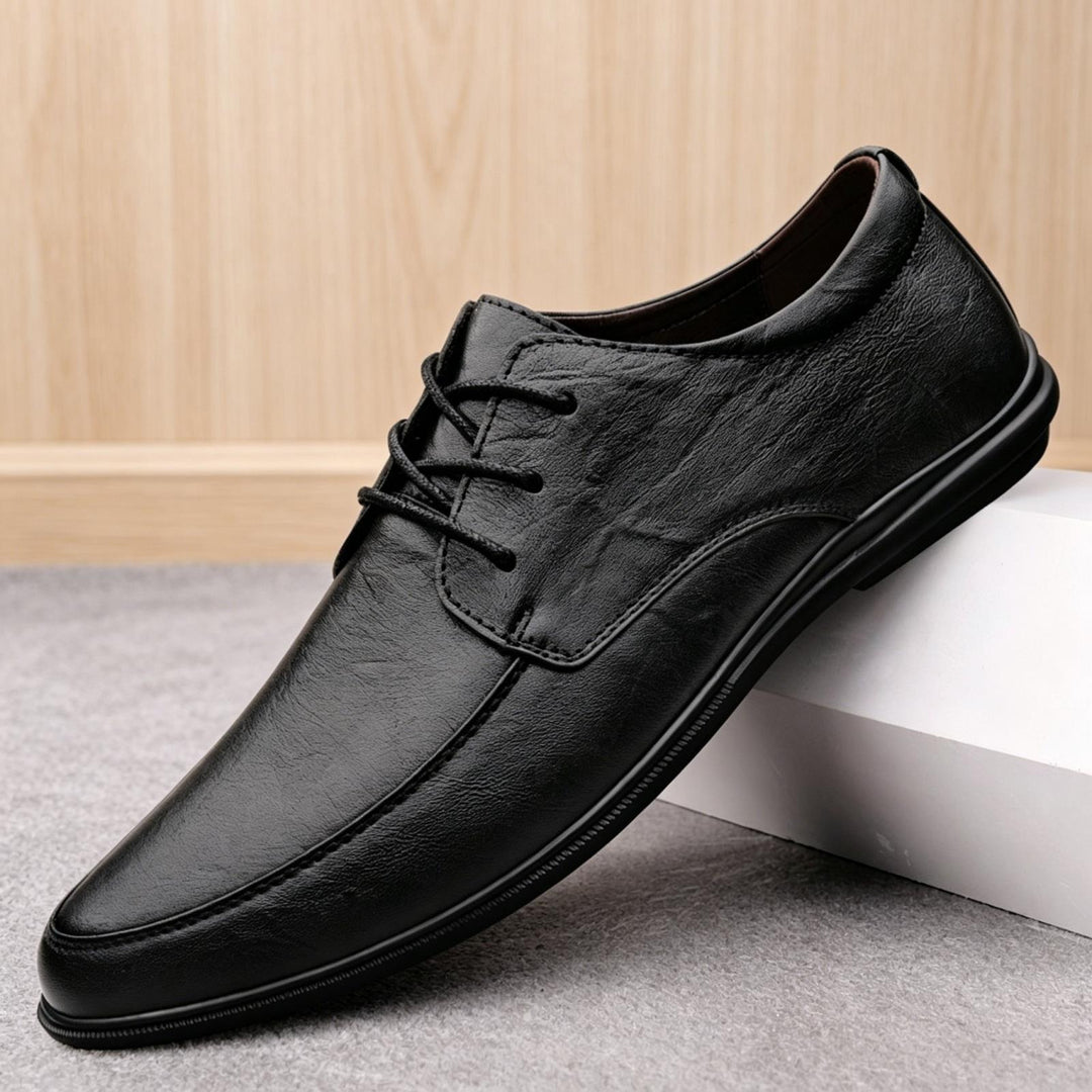 Herren Elegante Echtleder Schnürschuhe Shop Nory