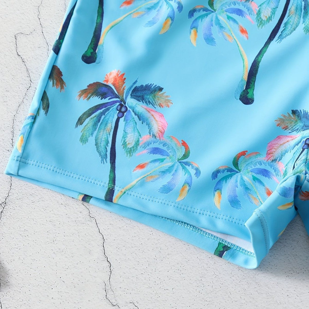 Damen Rüschen-Bikini-Top mit Shorts