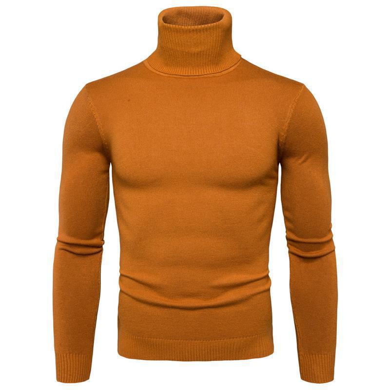 Herren Rollkragenpullover aus feiner Merinowolle