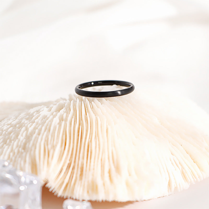 Damen filigraner Ring mit glänzendem Finish Shop Nory