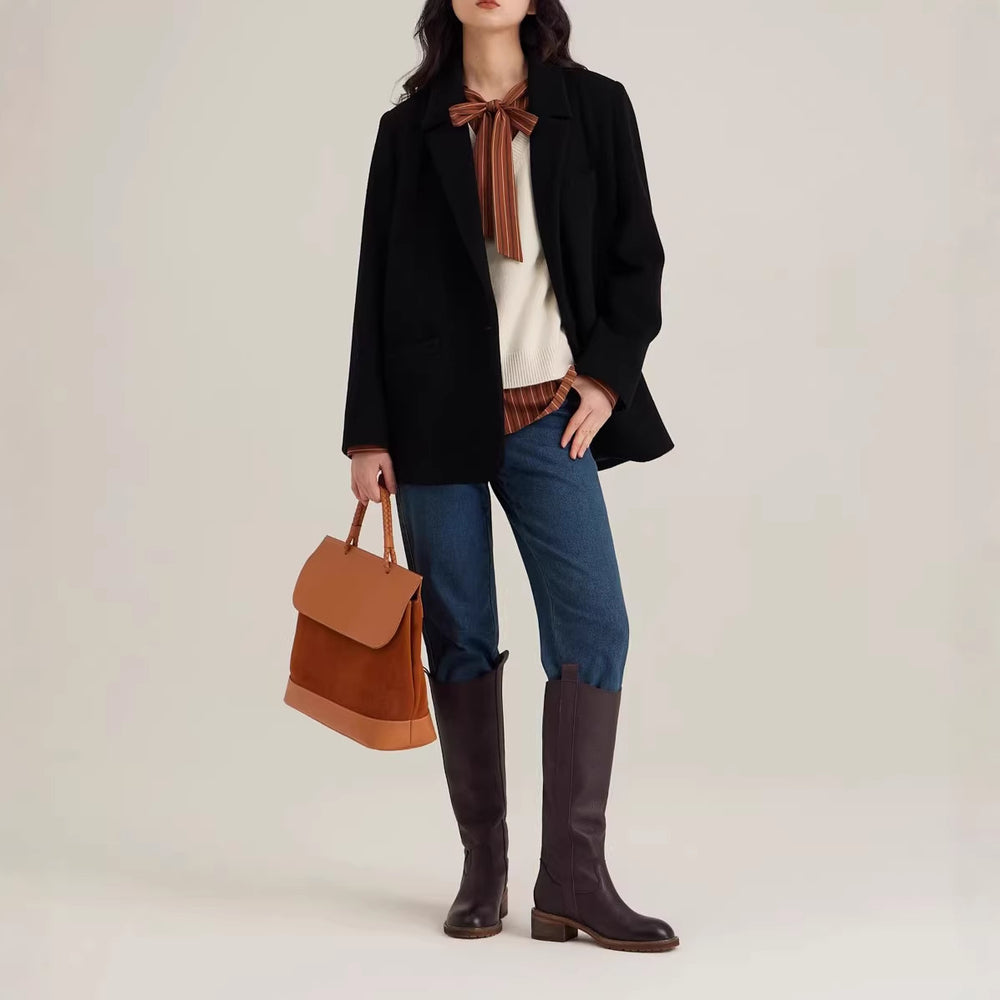 Damen elegante Blazerjacke Shop Nory