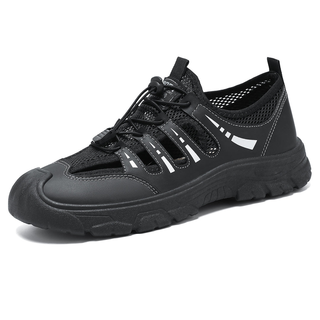 Herren nan robuster Outdoor-Sandalensneaker mit atmungsaktivem Mesh, Schnellzug-Bungee und griffiger Profilsohle Shop Nory