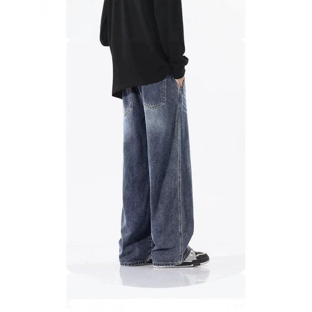 Herren Bequeme und lässige Weitgeschnittene Jeans Shop Nory