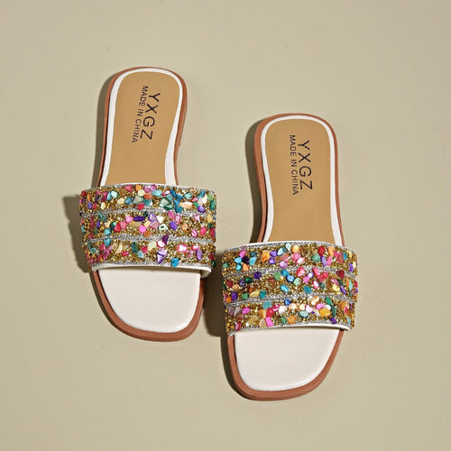 Damen Glitzernde und bequeme Slipper