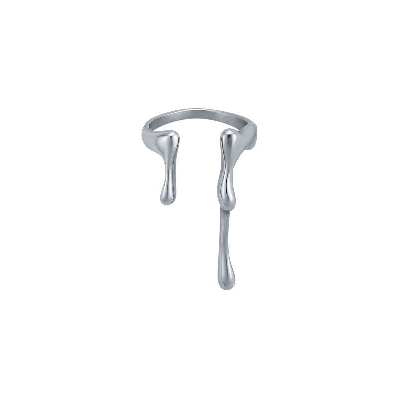 Damen Ring mit skulpturalem, fließendem Design Shop Nory
