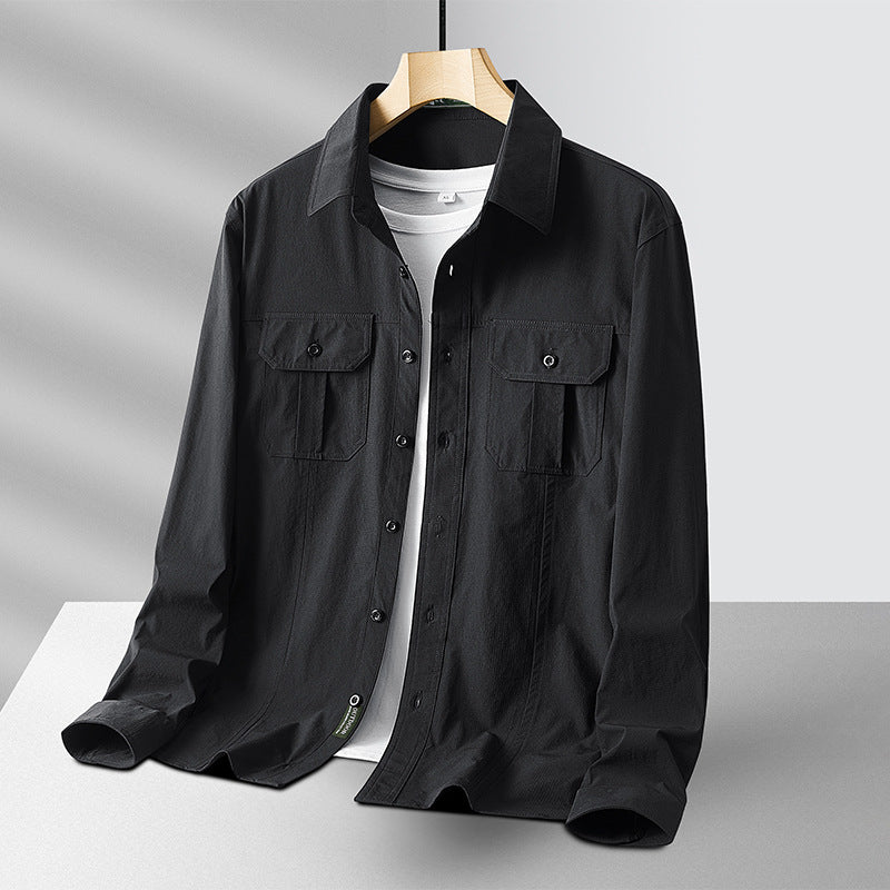 Herren Outdoor-Hemd mit Brustklappen, Ripstop-Gewebe und Regular-Fit Shop Nory