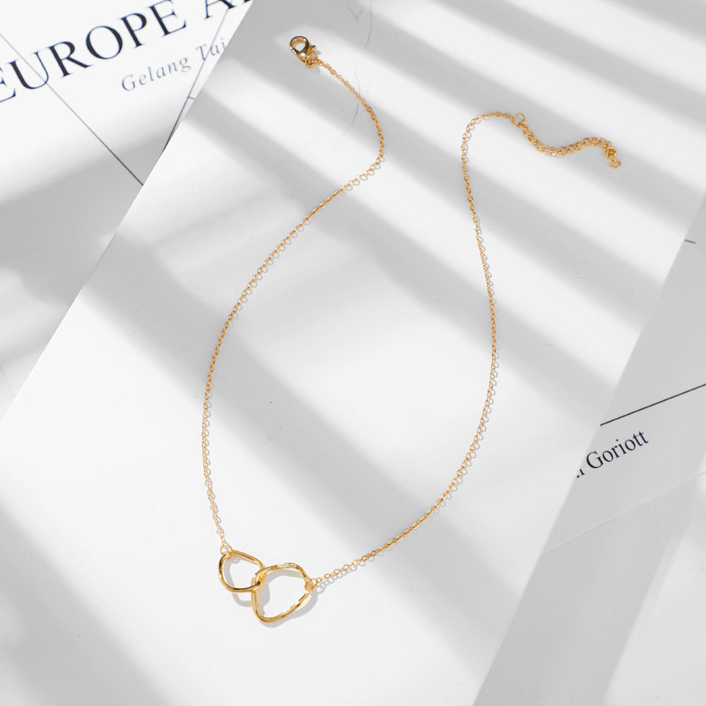 Damen Halskette mit minimalistischen geometrischen Anhängern Shop Nory