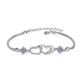 Damenarmband mit Herzdesign und funkelnden Kristallen Shop Nory