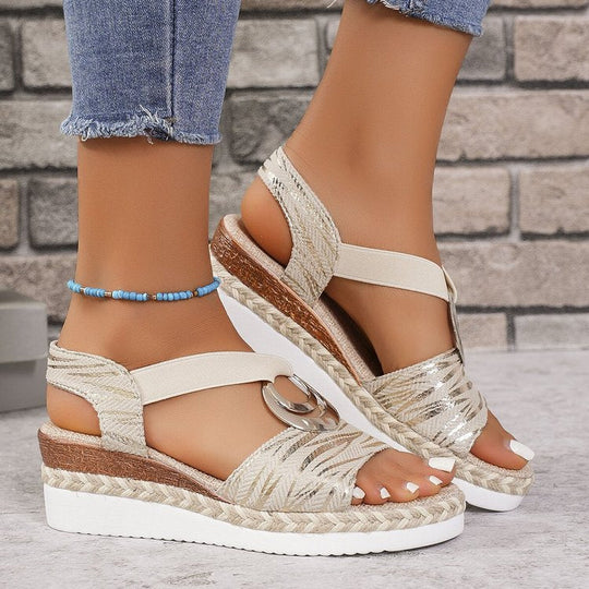 Damen Plateau Sandalen