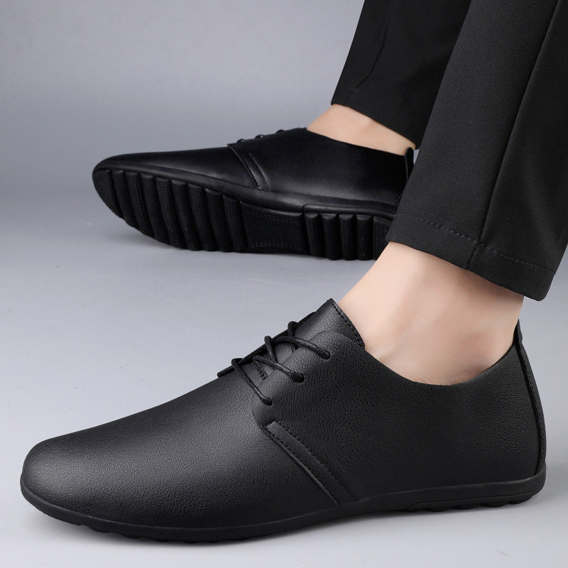 Damen Elegante Schnürschuhe aus hochwertigem Leder mit rutschfester Sohle