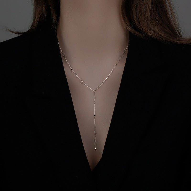 Damen Kette mit funkelnden Zierteilen Shop Nory