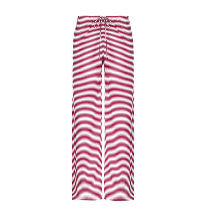 Damen nan leichte Jersey Loungehose mit Tunnelzug und weitem Bein Shop Nory