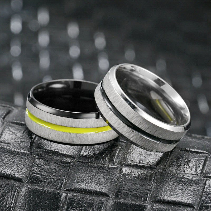 Herren Ring mit modernem Oberflächenfinish und eleganten Akzenten Shop Nory