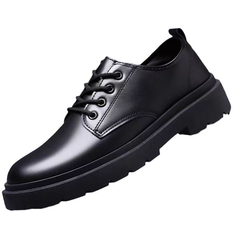 Herren Leder Schnürschuhe