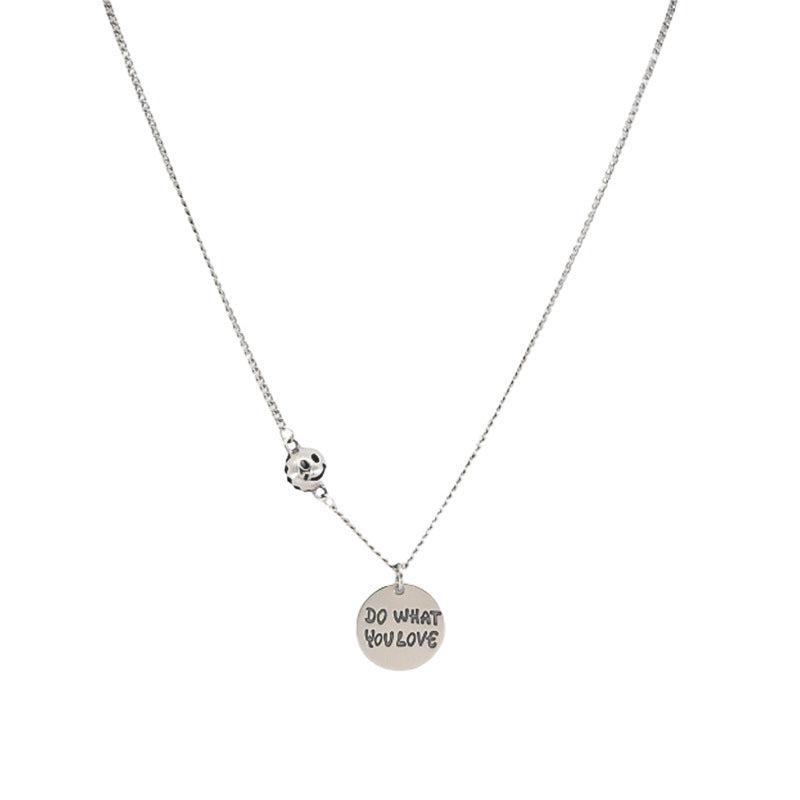Damen Halskette mit inspirierendem Schriftzug und edlem Anhänger Shop Nory