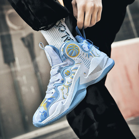 Damen Hochleistungs-Basketball-Sneaker mit atmungsaktivem Mesh-Obermaterial und rutschfester Sohle