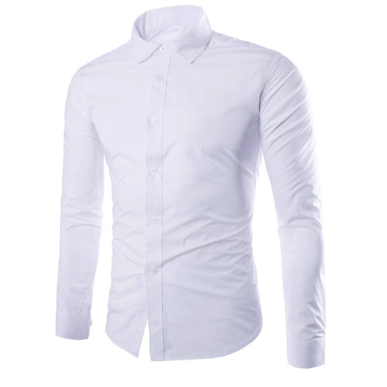 Herren tailliertes Business-Hemd mit Kentkragen, leichtem Stretch und schmaler Silhouette Shop Nory
