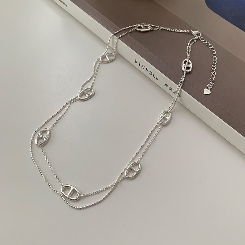 Damen Kette mit modernen Verbindungselementen Shop Nory