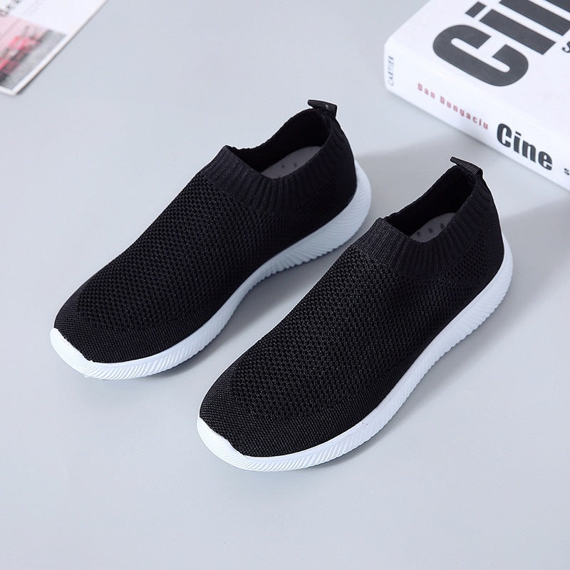 Damen Leichte und atmungsaktive Slip-On Sneakers Shopnory
