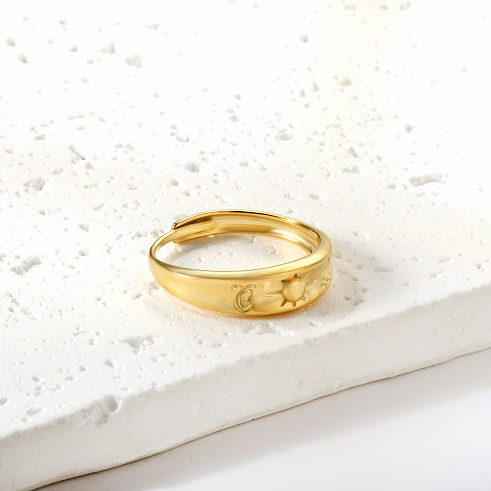 Damen offener Armreif im eleganten Bambusdesign Shop Nory