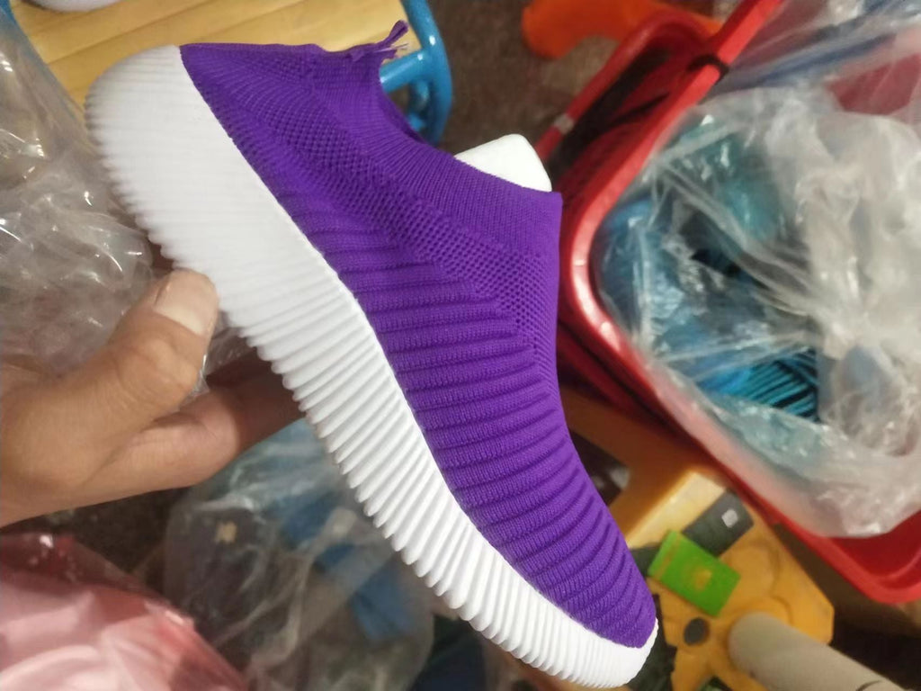 Damen Atmungsaktive Slip-On Sneakers mit flexiblem Obermaterial